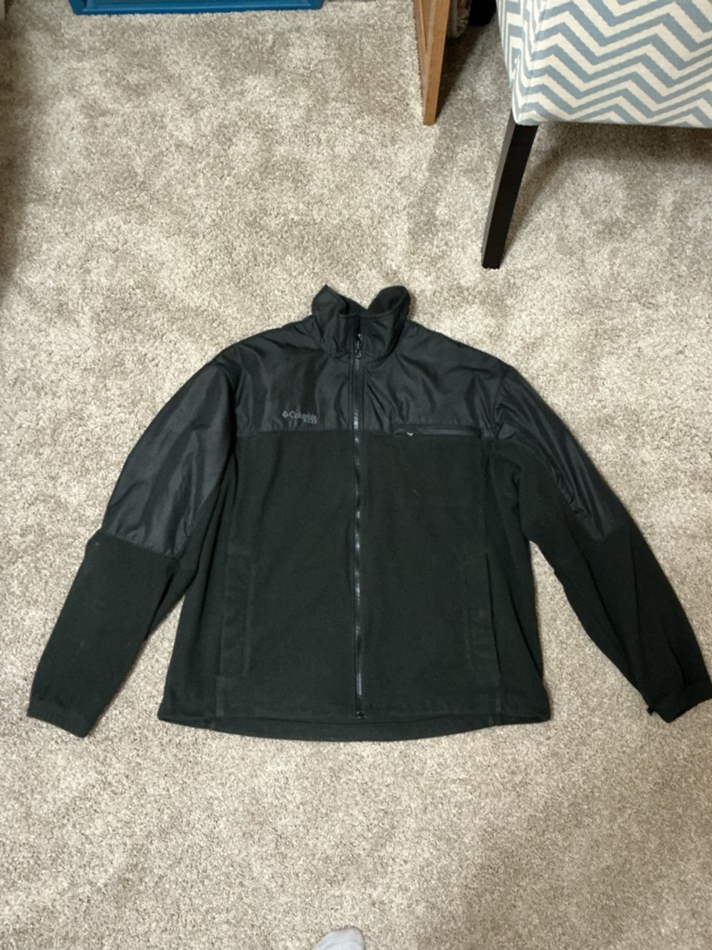 Columbia Black Vintage Fleece Full-Zip Jacket